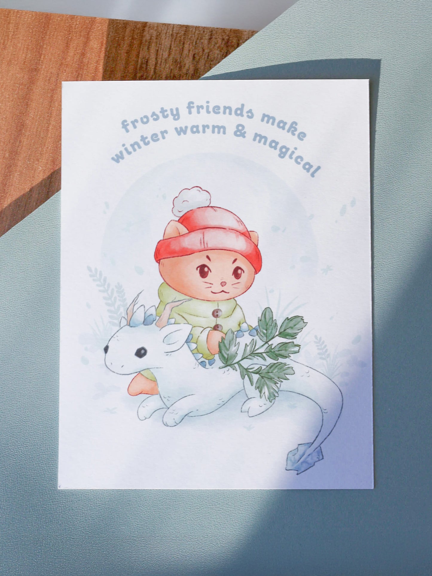 Frosty Friends Kunstdruck