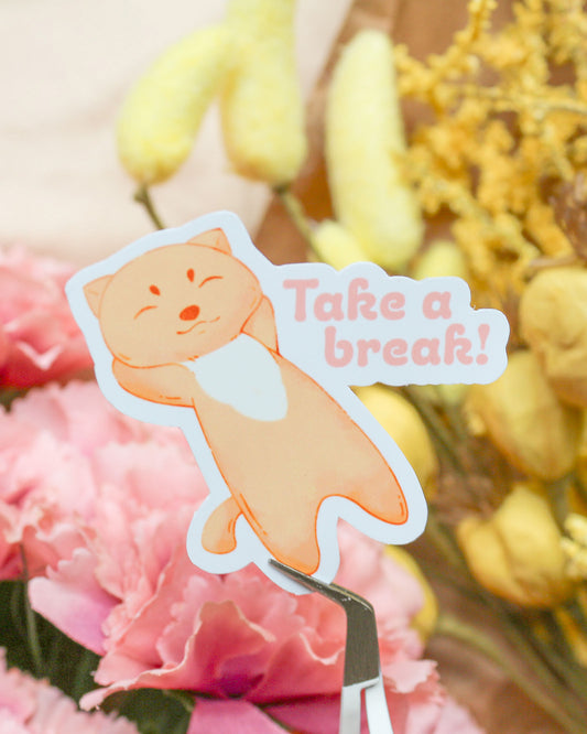 Ella Sticker - Take A Break!